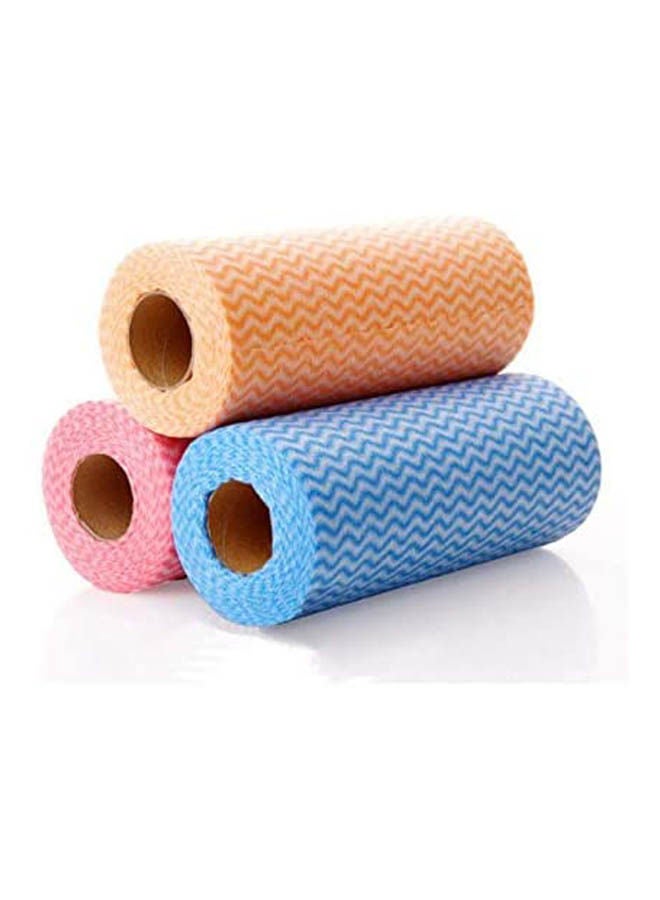 Generic 150Pcs/Roll Reusable Cleaning Wipe Household &Kitchen Towels Disposable Cleaning Cloth Multicolour