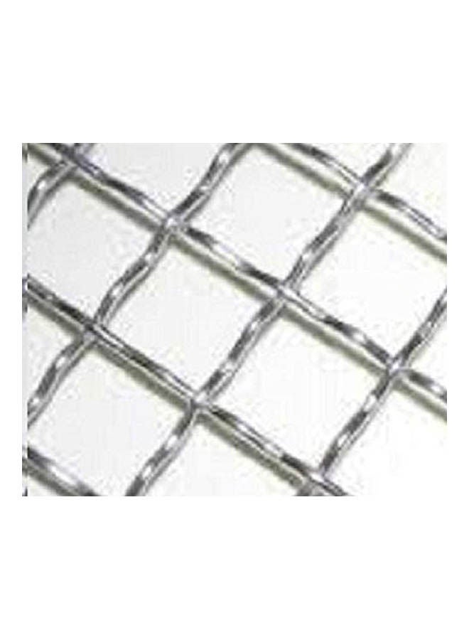 27F Chrome Finish Grill Net Lux Nickel Coating Silver 40cm - Image 2