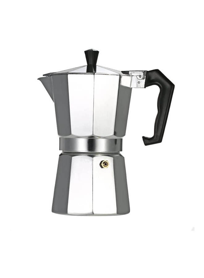 6-Cup Espresso Percolator Coffee Stovetop Maker Mocha Pot Silver