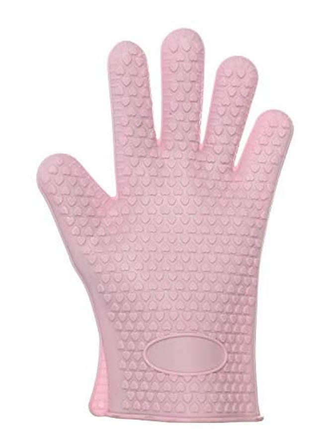 Silicone Cleaning Gloves Pink  - Image 1