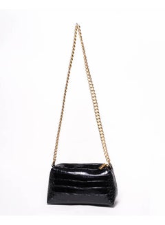 Silvio Torre Casual Snake Skin Leather Cross Bag Black Snake  - Image 2