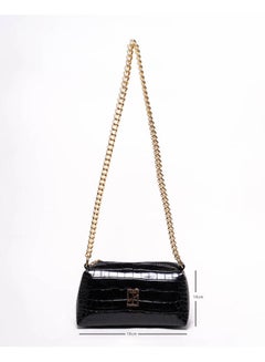 Silvio Torre Casual Snake Skin Leather Cross Bag Black Snake  - Image 1