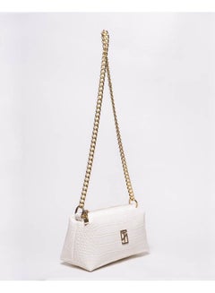 Silvio Torre Casual Snake Skin Leather Cross Bag White Snake  - Image 1