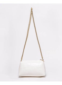 Silvio Torre Casual Snake Skin Leather Cross Bag White Snake  - Image 2
