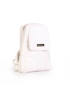 Silvio Torre Casual Snake Skin Leather Cross Bag White Snake  - Image 3