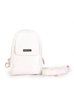 Silvio Torre Casual Snake Skin Leather Cross Bag White Snake  - Image 1