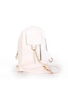 Silvio Torre Casual Snake Skin Leather Cross Bag White Snake  - Image 2
