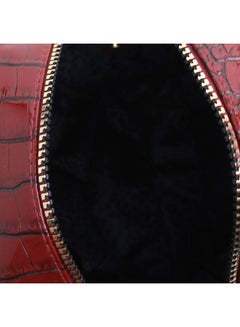 Silvio Torre Casual Solid Leather Cross Bag Maroon  - Image 2