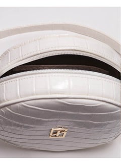 Silvio Torre Casual Solid Leather Cross Bag White  - Image 3