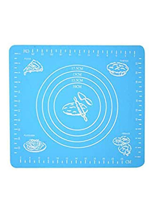 Silicone Dough Pad Small Blue 25x25cm