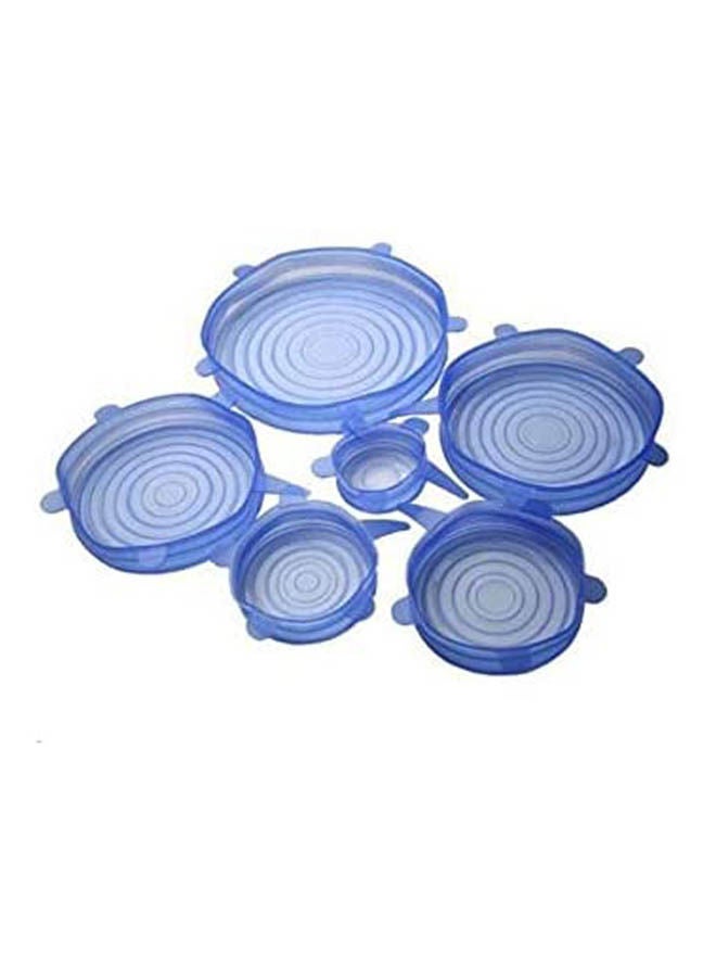 Silicone Stretch Cover Food Preservation Cover Blue 