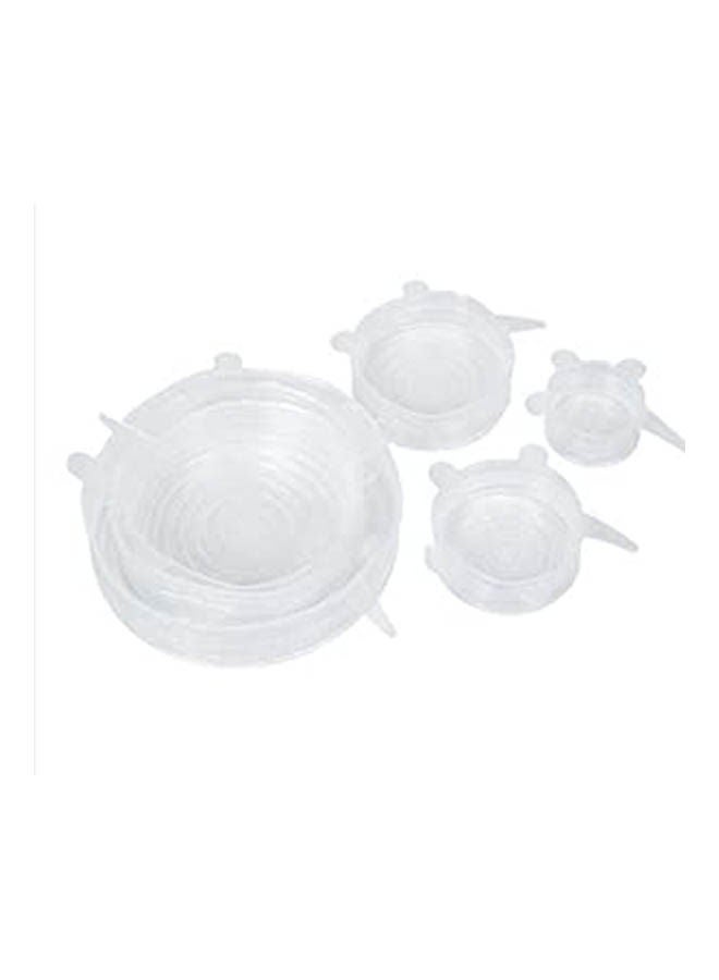 Silicone Stretch Cover Food Preservation Cover White