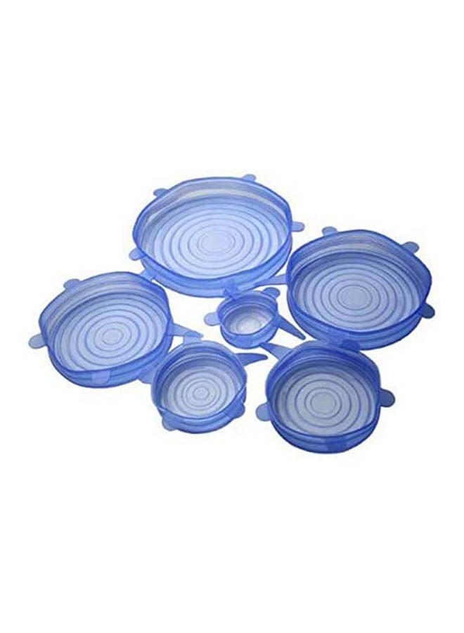 Silicone Stretch Cover Food Preservation Cover Blue 