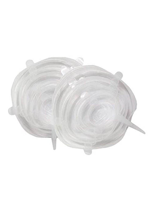 ماركة غير محددة Stretch Fresh Food Storage Cover Stretch Bowl White  - Image 1