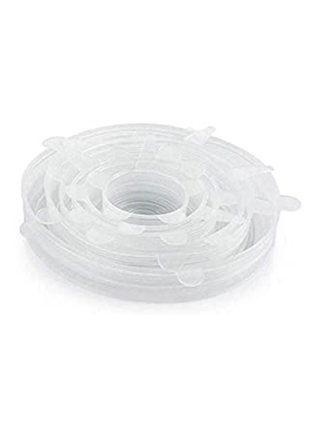 Stretch Fresh Food Storage Cover Stretch Bowl White - Image 1