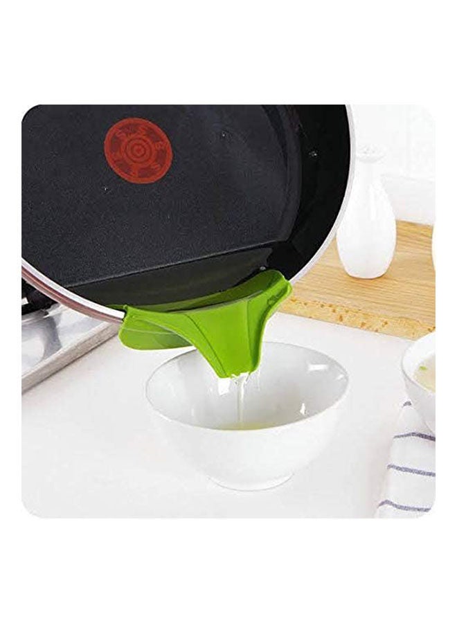 Silicone Water Soup Pourer Spout For Bowls Green  - Image 2
