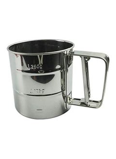 Generic Stainle Steel Single Layer Powder Flour Sieve Silver  - Image 1