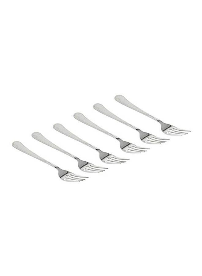 Stainless Steel Dessert Forks Silver
