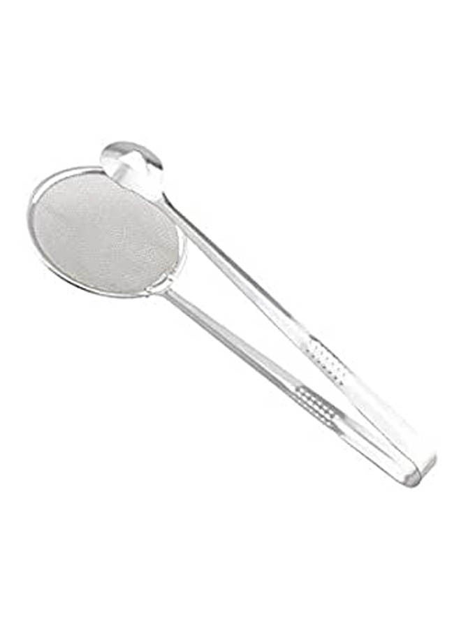 ماركة غير محددة Stainless Steel Fried Food Spoon Scoop Colander Kitchen Silver  - Image 1