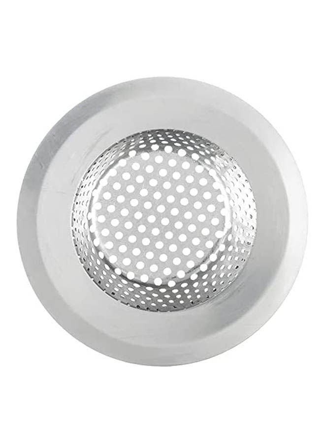 Generic Medium Stainless Steel Sink Strainer Silver 