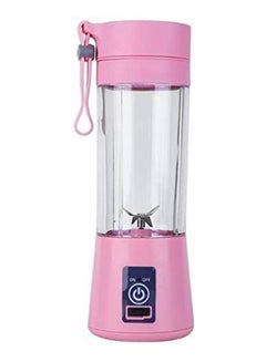 Mini Portable Juice Smoothie Blender With Bottles Pink 300ml
