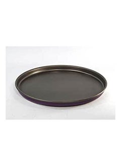 Generic Non-Stick Round Oven Pizza Tray Law Wall Sival Black 