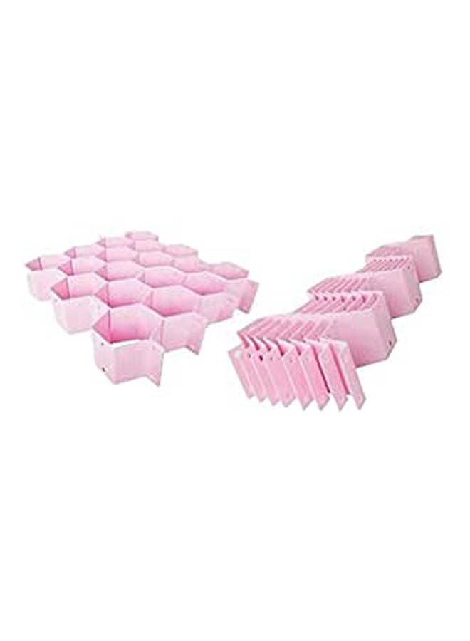 Plastic Drawer Organizer Pink
