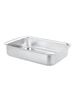 Rectangular Aluminium Tagine Silver 6cm
