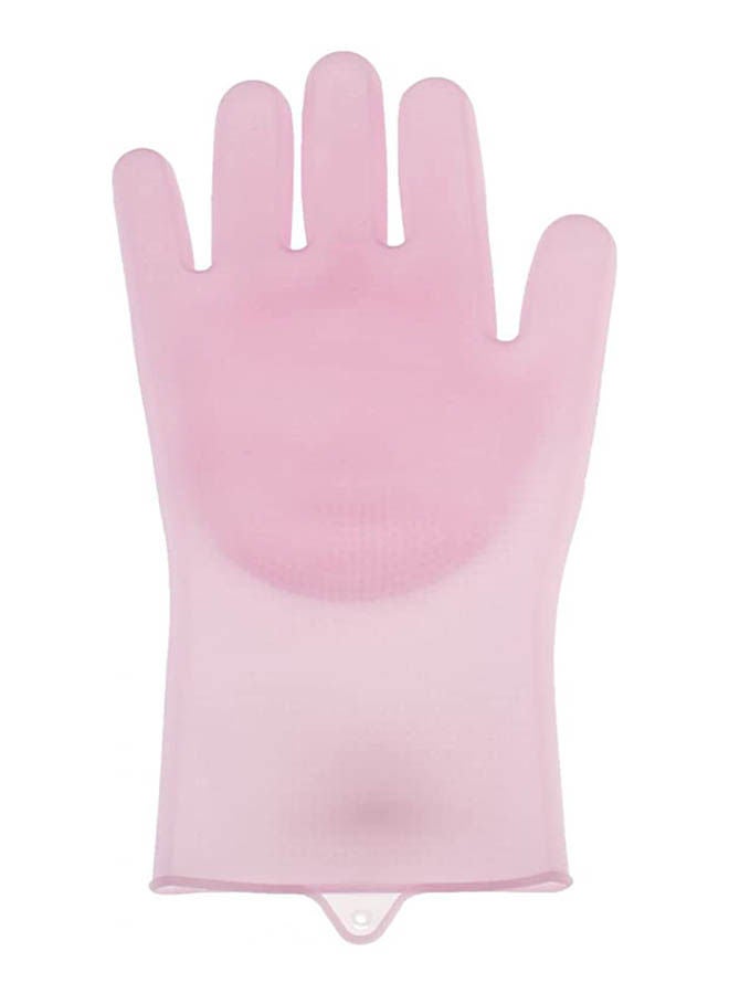 2 Pieces Silicon Oven Gloves Set Pink