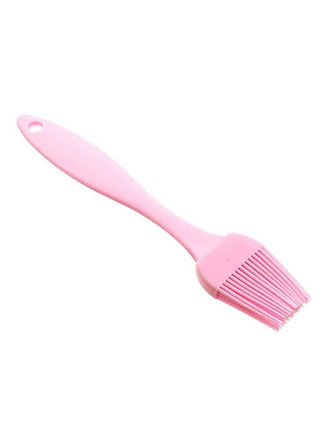 Generic Silicon Spatula With Oil Brush Set Of 2 Pieces Pink 