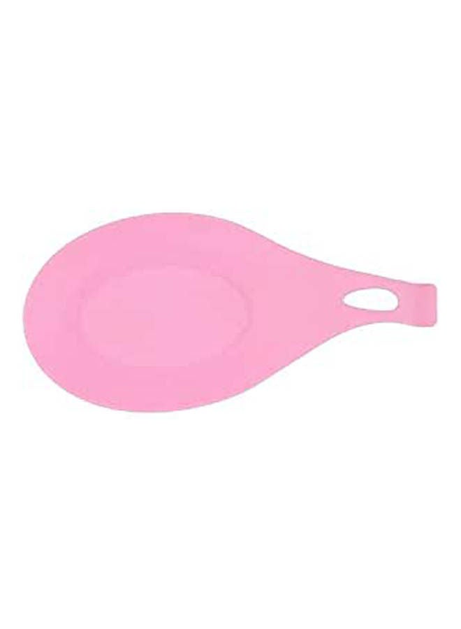 Silicon Spoon Holder Pink