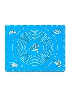 Silicone Baking Mat For Pastry Rolling With Measurements Pastry Rolling Mat Blue