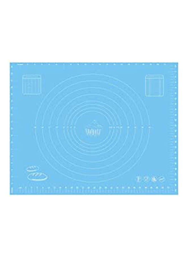 Silicone Baking Mat For Pastry Rolling Reusable Non-Stick Silicone Baking Mat Blue 
