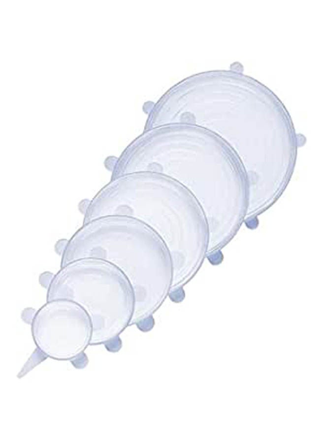 Silicone Lids Food And Bowl Covers Clear 