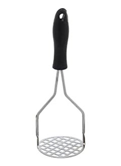 Generic Stainless Steel Garlic Press With Plastic Handle Black 