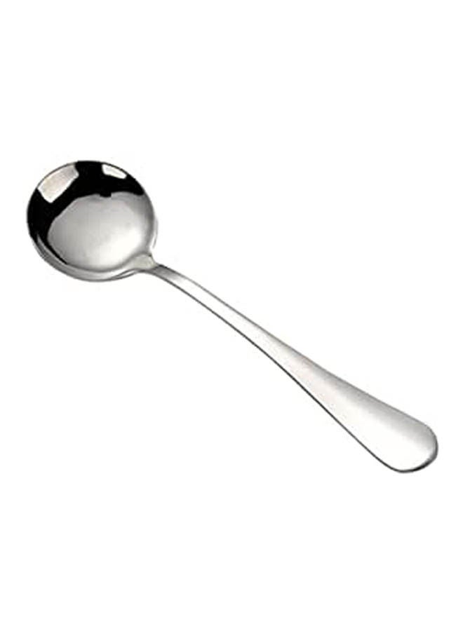 Stainless Steel Round Table Spoons Soup Silver 