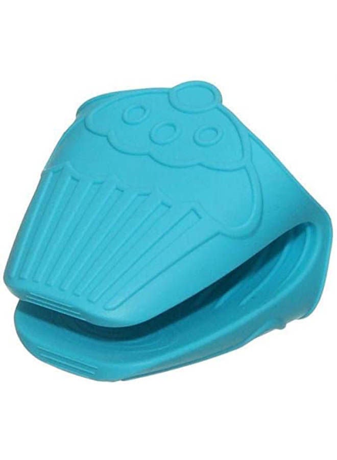 Heat Resistant Non- Stick Pot Holder Silicone Gloves Blue