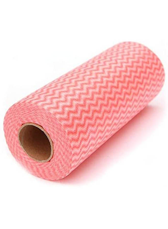 Cotton Animal Print Pattern - Face Towel Pink