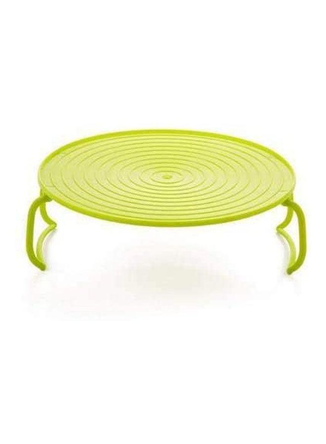 Multifunction Microwave Oven Shelf Double Insulated Heating Tray Rack Kitchen Accessories Green 