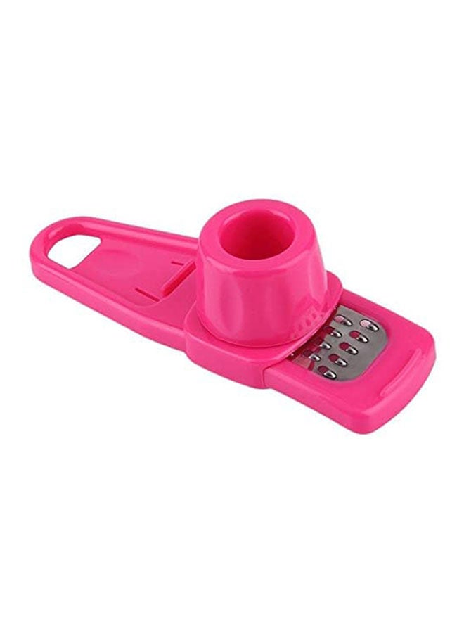 Generic Multi-Function Mini Ginger Garlic Planing Knife Slicer Cooking Tool Kitchen Accessories Pink/SIlver 