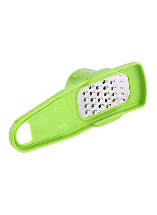 Generic Multi-Function Mini Ginger Garlic Planing Knife Slicer Cooking Tool Kitchen Accessories Green/SIlver 