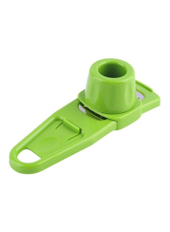 Generic Multifunctional Ginger Garlic Press Green/SIlver 
