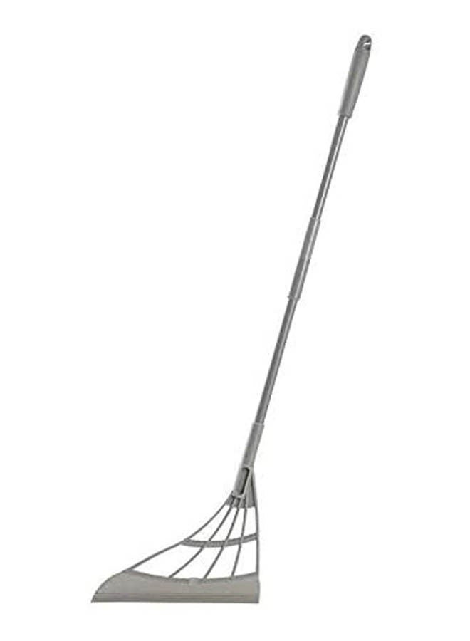 Magic Broom Floor Sweeper Retractable Dust Water Hair Bathroom Wiper Multi-Function Cleaning Tool For Household Grey - Image 1