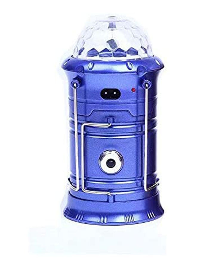 Solar Led Camping Lights Colorful Stage Lamp Retractable Rechargeable Camping Lights Blue - Image 1