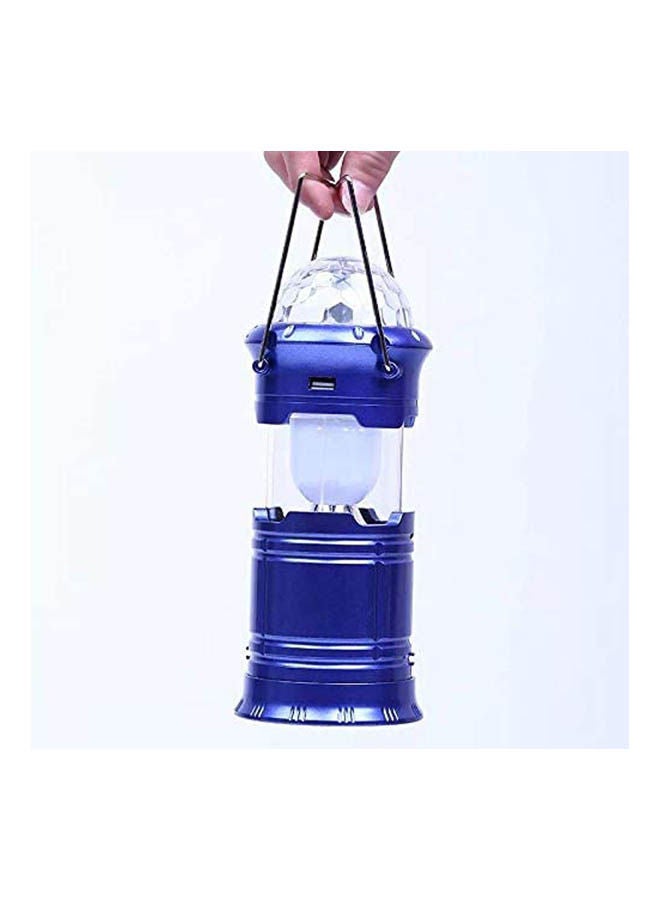 Solar Led Camping Lights Colorful Stage Lamp Retractable Rechargeable Camping Lights Blue - Image 2