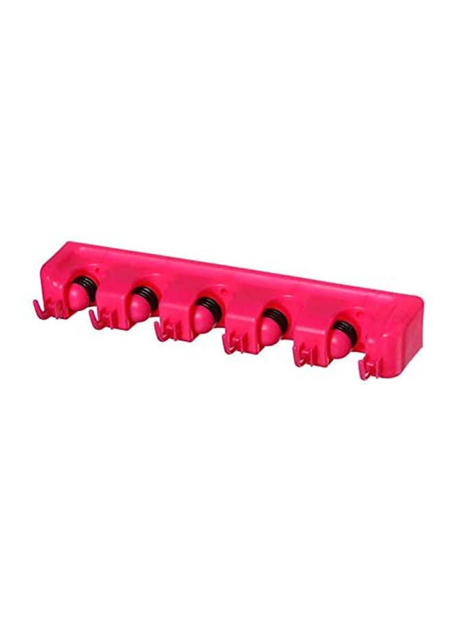 Broom And Mop Organizer Pink