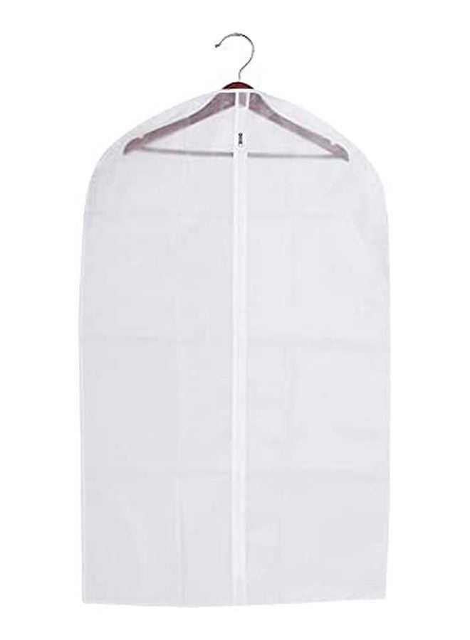Clothes Dress Protector Dustproof Cover Garment Suit Skirt Bag Organizer Size M White  - Image 1