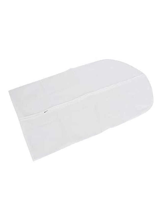Clothes Dress Protector Dustproof Cover Garment Suit Skirt Bag Organizer Size M White  - Image 2