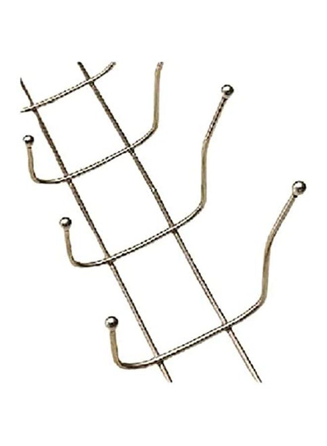 Clothes Hanger For Door Mounting Without Screws Silver - Image 2