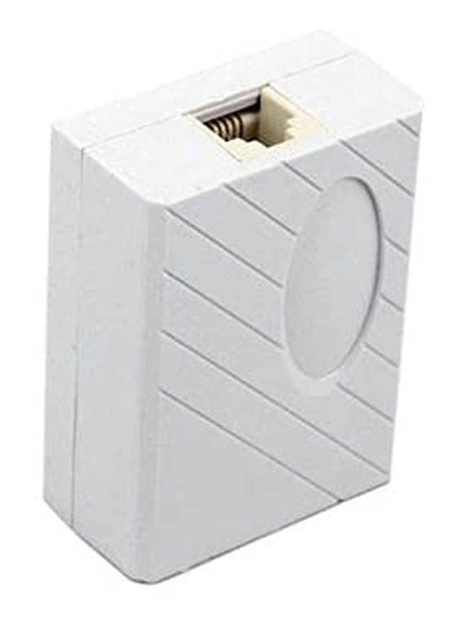 Adsl Rj11 Splitter - Filter For Phone & Modem Lines White  - Image 1